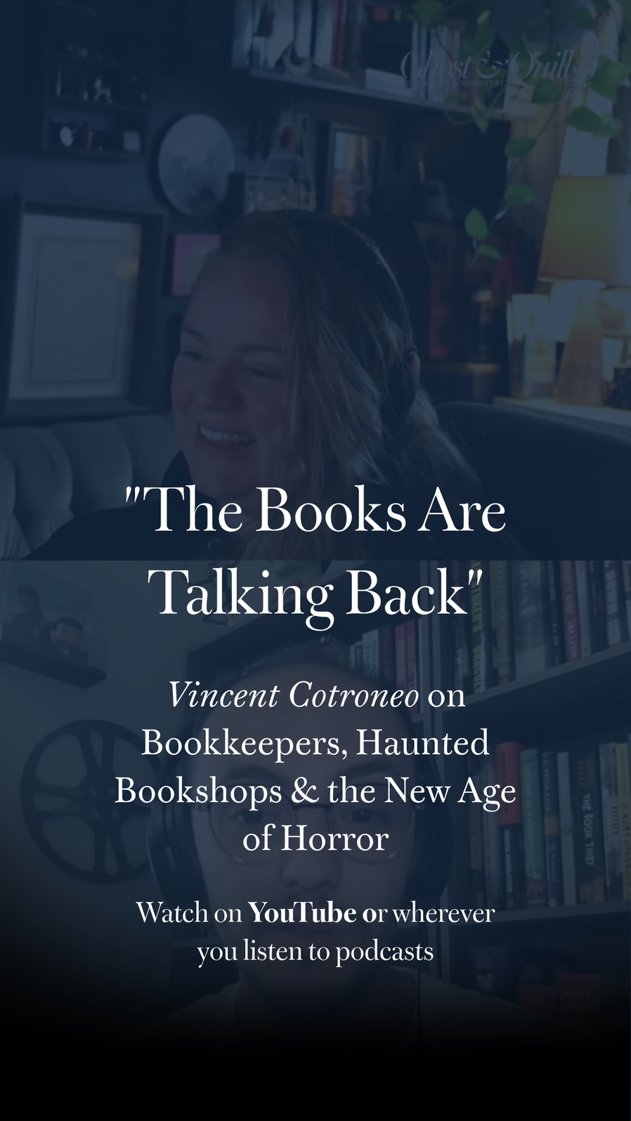 The Books Are Talking Back — Vincent Cotroneo on Bookkeepers, Haunted Bookshops & the New Age of Horror