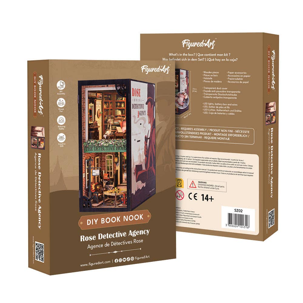 DIY Book Nook Kit - Rose Detective Agency