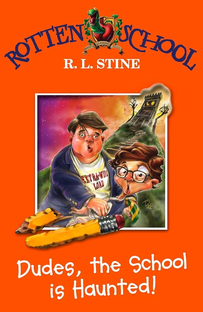 Dudes, the School is Haunted! (Rotten School, Book 7) cover image