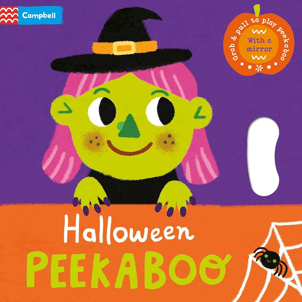 Campbell Books Ltd Halloween Peekaboo With grab-and-pull pages and a mirror - the perfect Halloween gift for babies!. cover image