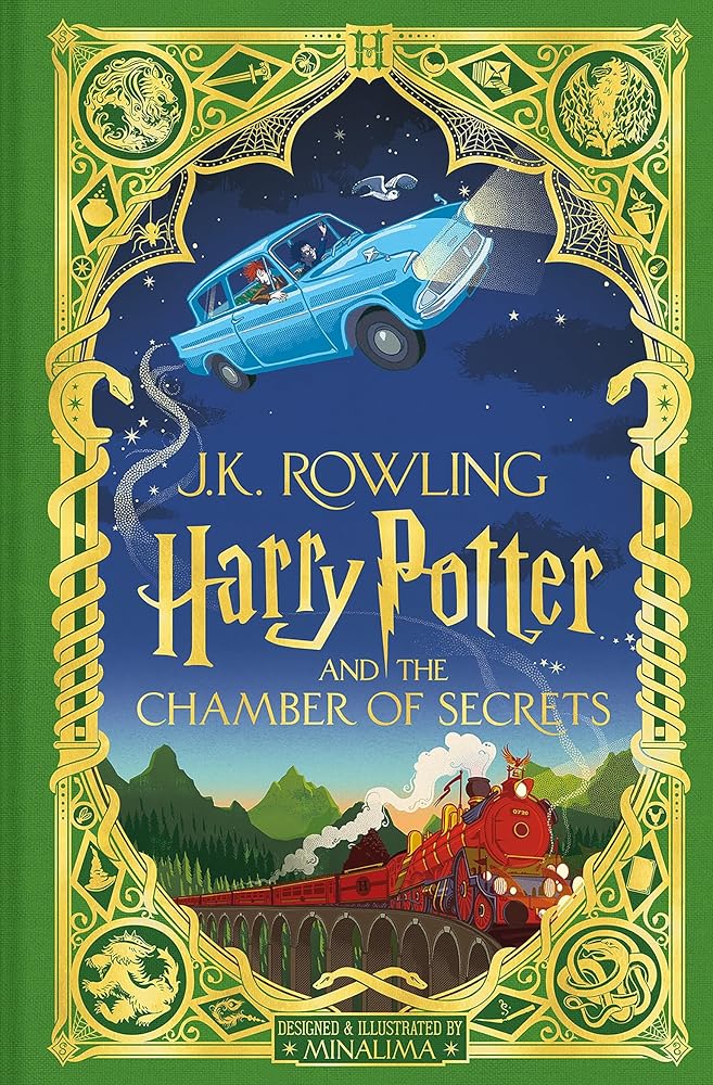 Harry Potter and the Chamber of Secrets: MinaLima Edition (Hardback) cover image