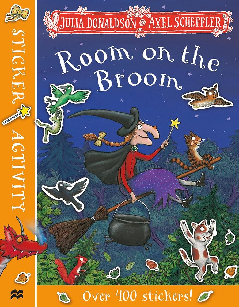 Room on the Broom Sticker Book cover image