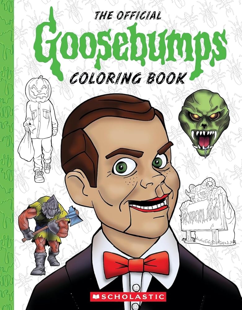 Goosebumps: The Official Coloring Book cover image