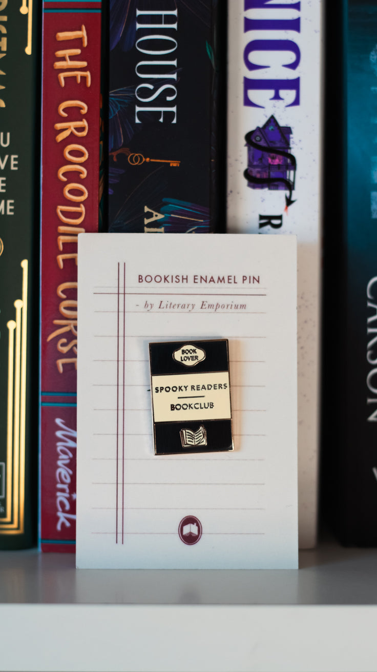 Spooky Readers Bookclub Enamel Pin Badge