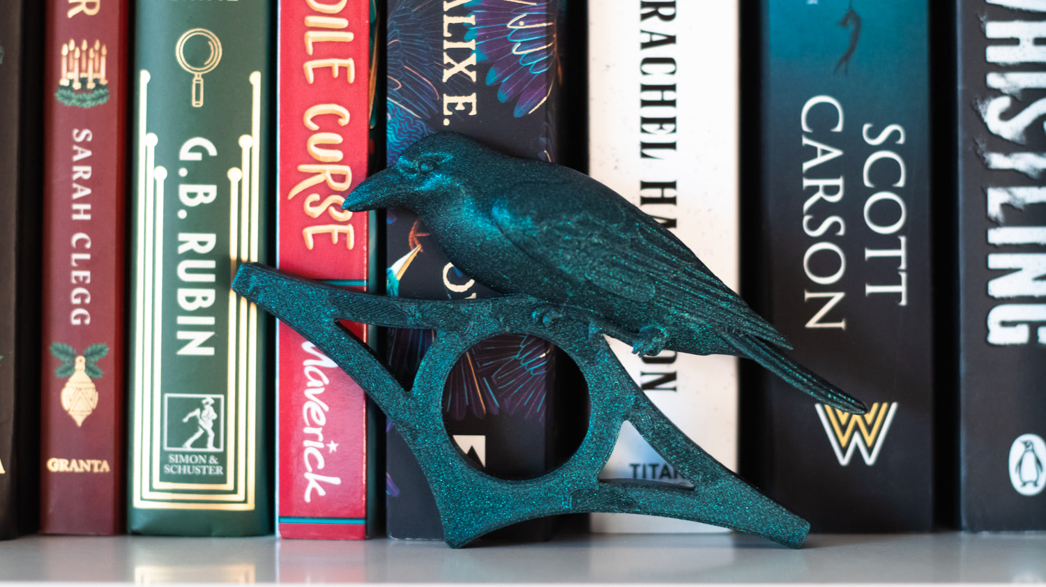 The Raven's Watch: Gothic Page Holder