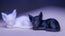 Mini Sphinx Cat — 3D Printed Miniature | 1:24 Scale