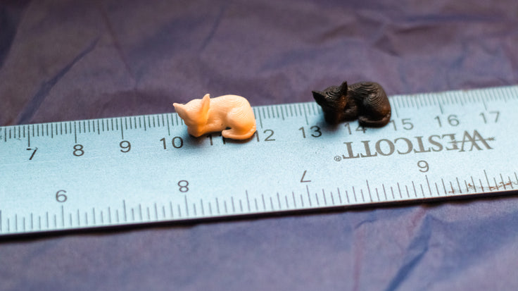 Mini Sphinx Cat — 3D Printed Miniature | 1:24 Scale