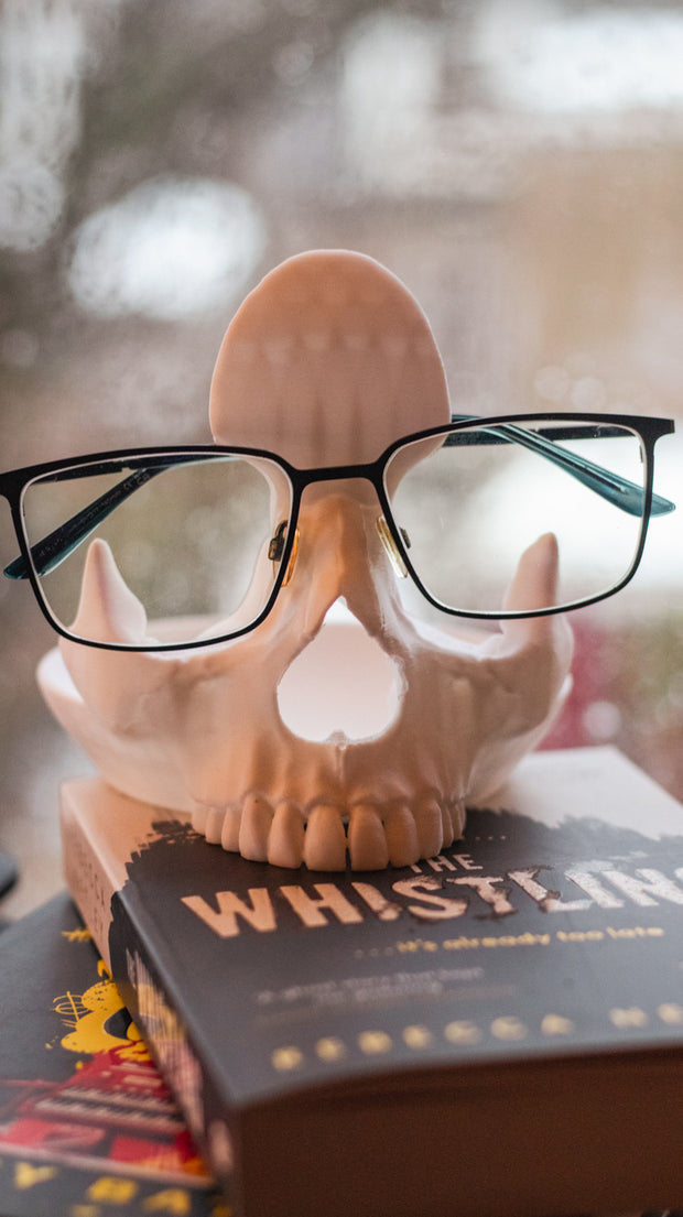 Mortimer | 3D Printed Skull Bowl & Glasses Holder