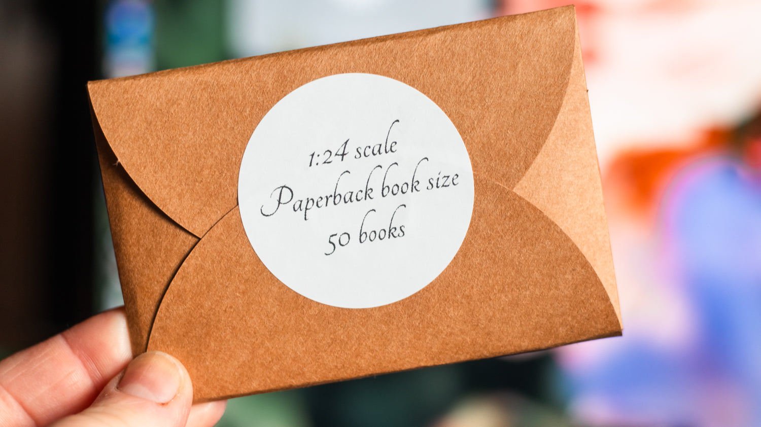 Miniature Paperback Books — 1:24 Scale | Laser Cut MDF | Set of 50