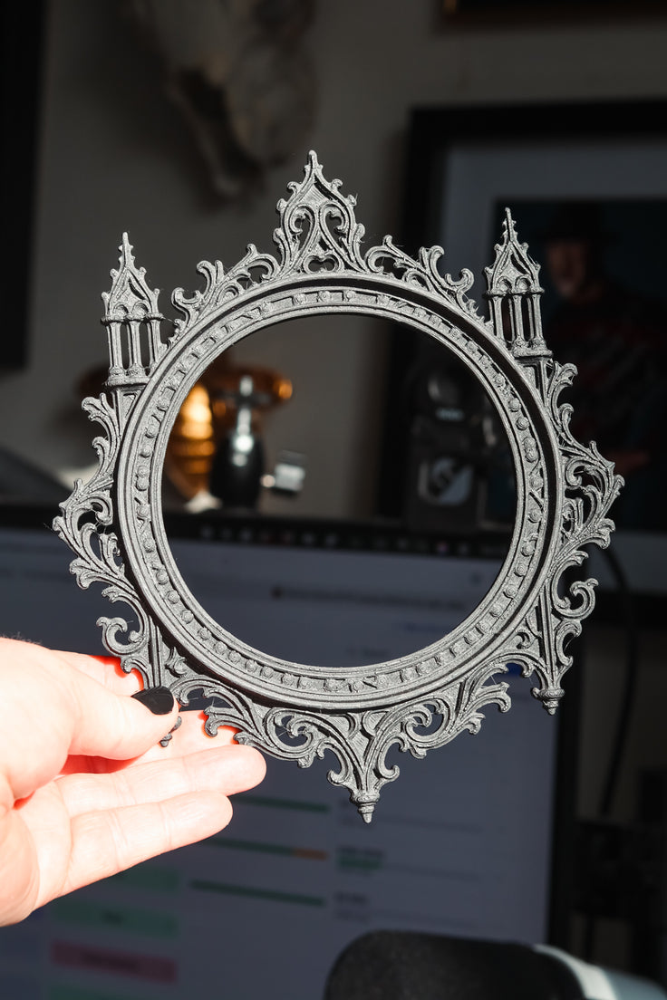 Gothic Cathedral Round Frame