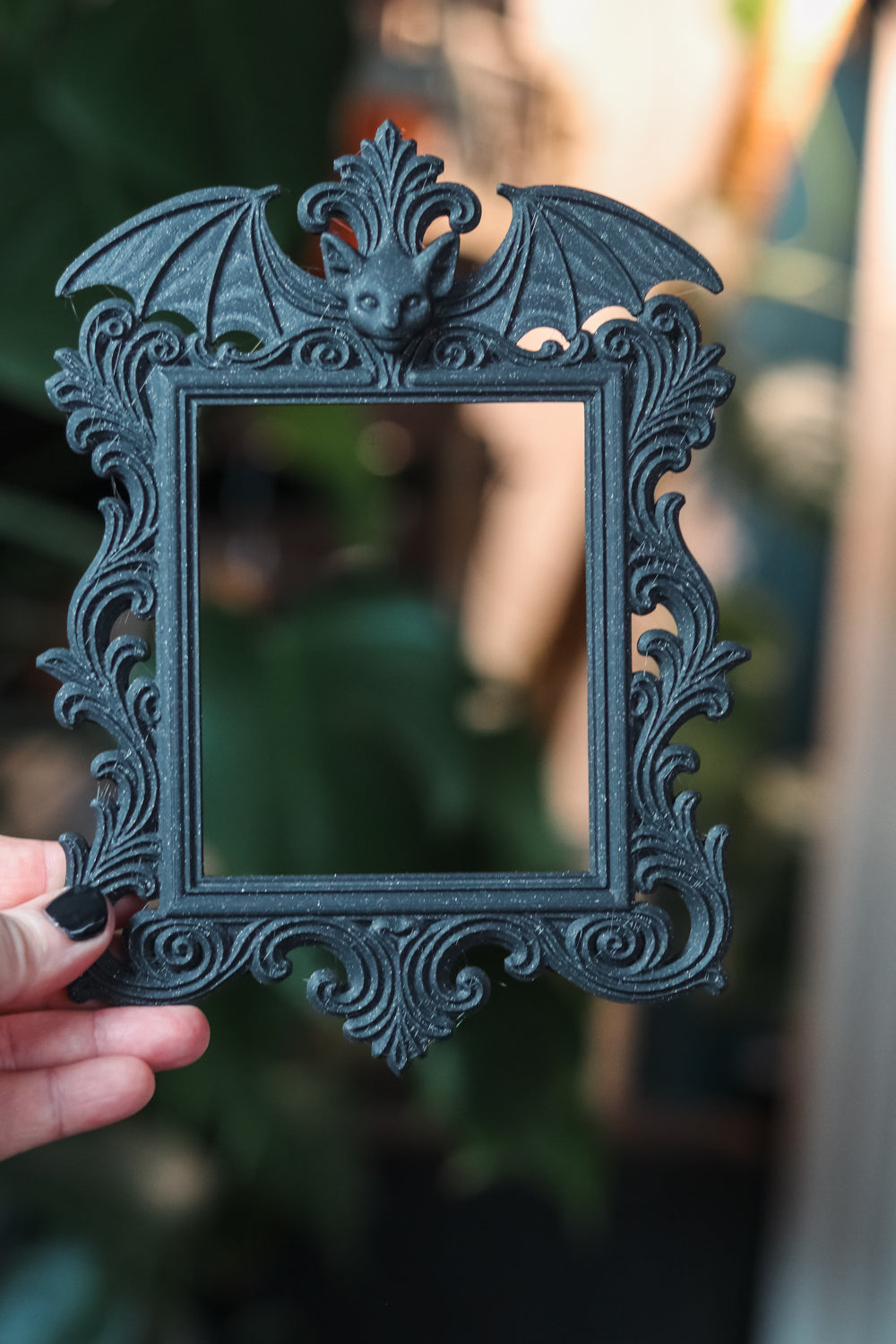 Gothic Square Bat Frame