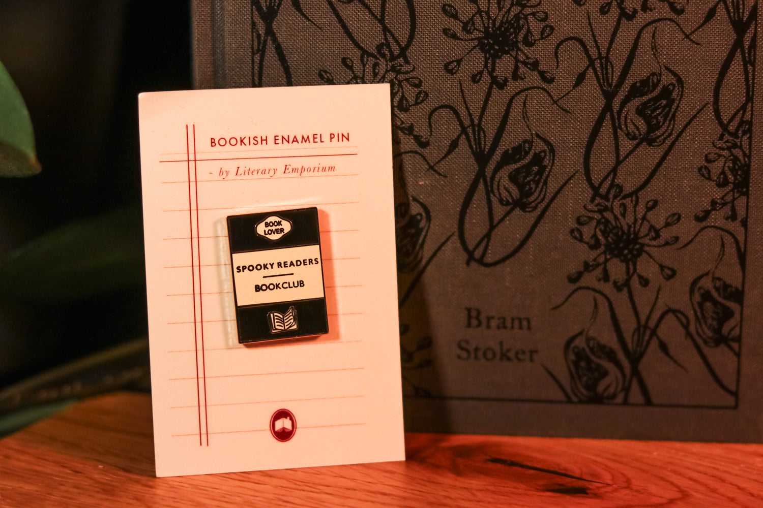 Spooky Readers Bookclub Enamel Pin Badge