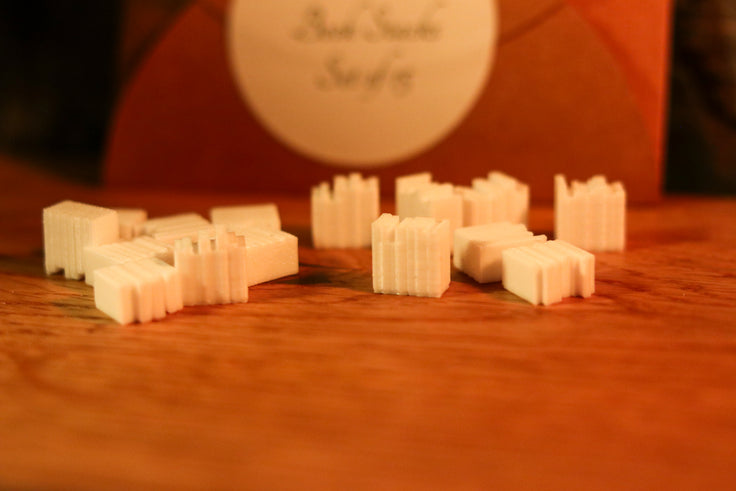 Miniature Book Stacks — 1:24 Scale | 3D Printed | Set of 15