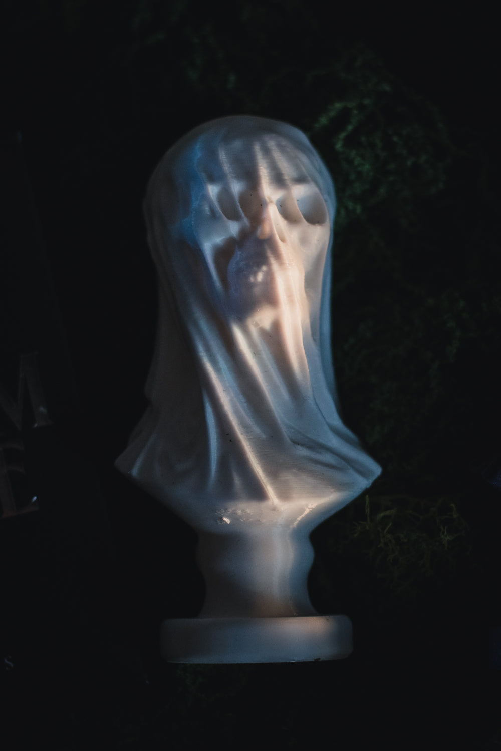 Veiled Skull Bust | 3D Printed