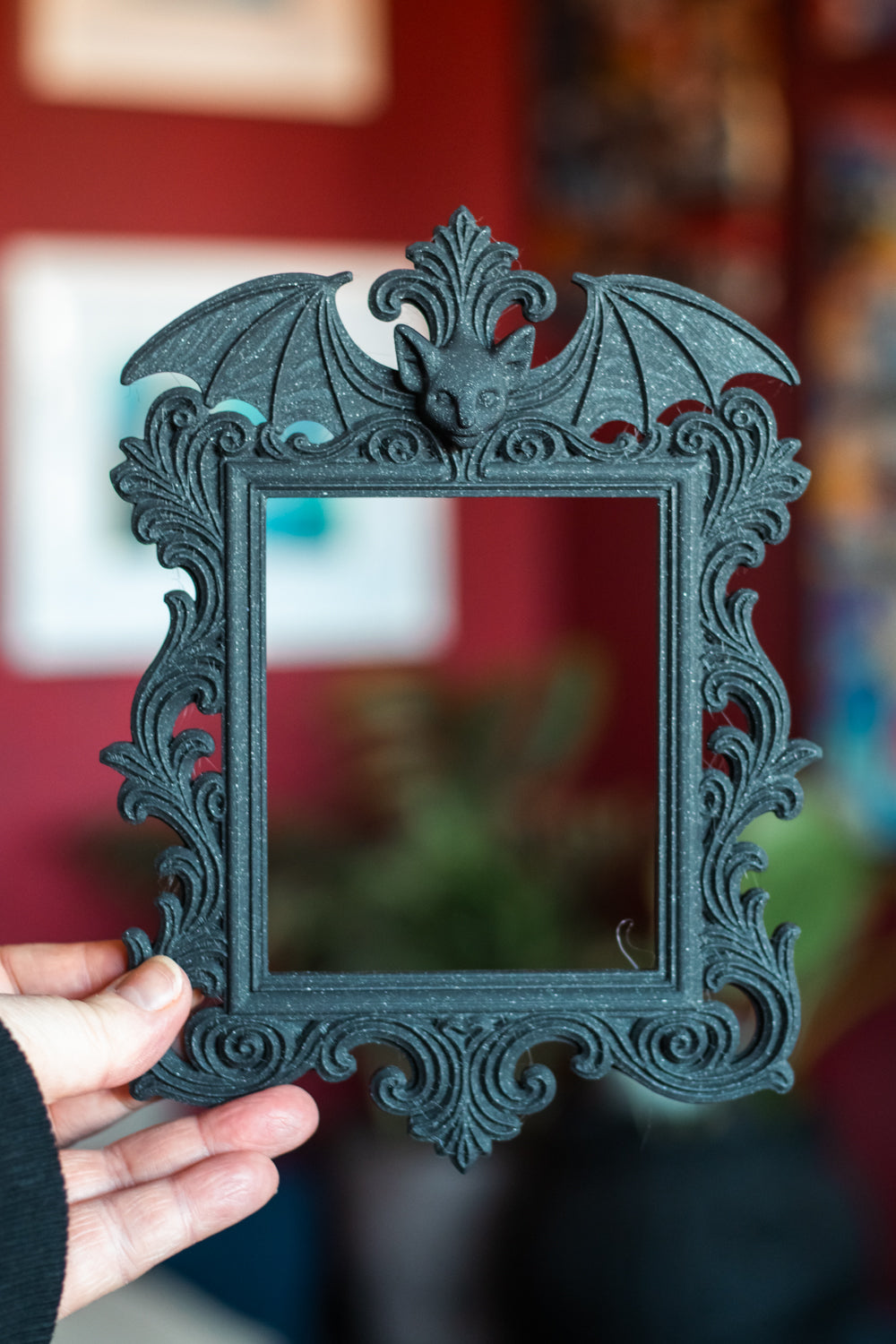 Gothic Square Bat Frame