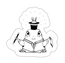 Master Magician Vinyl Sticker