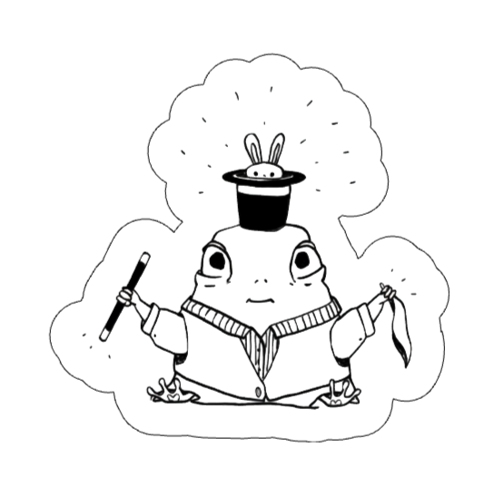 Master Magician Vinyl Sticker