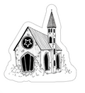 Pagan Church Vinyl Sticker