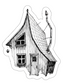 Witch's House Vinyl Sticker