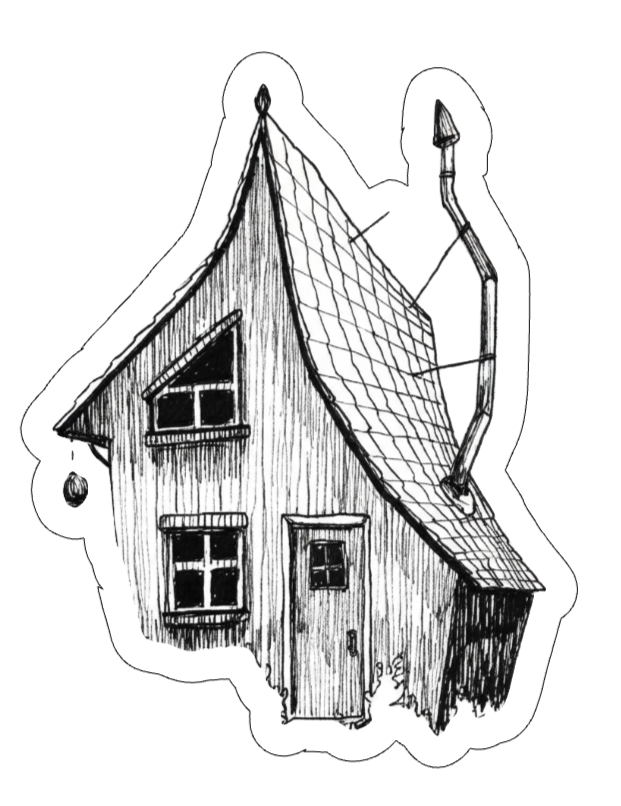 Witch's House Vinyl Sticker